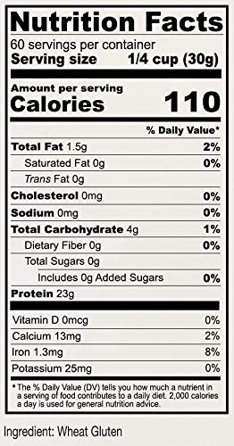 Anthony's Vital Wheat Gluten 4lb & Organic Oat Fiber 1.5lb Bundle - image 4