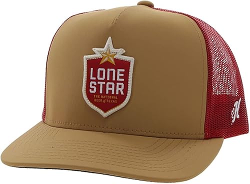 HOOEY Gorra ajustable con parche de cerveza Lone Star