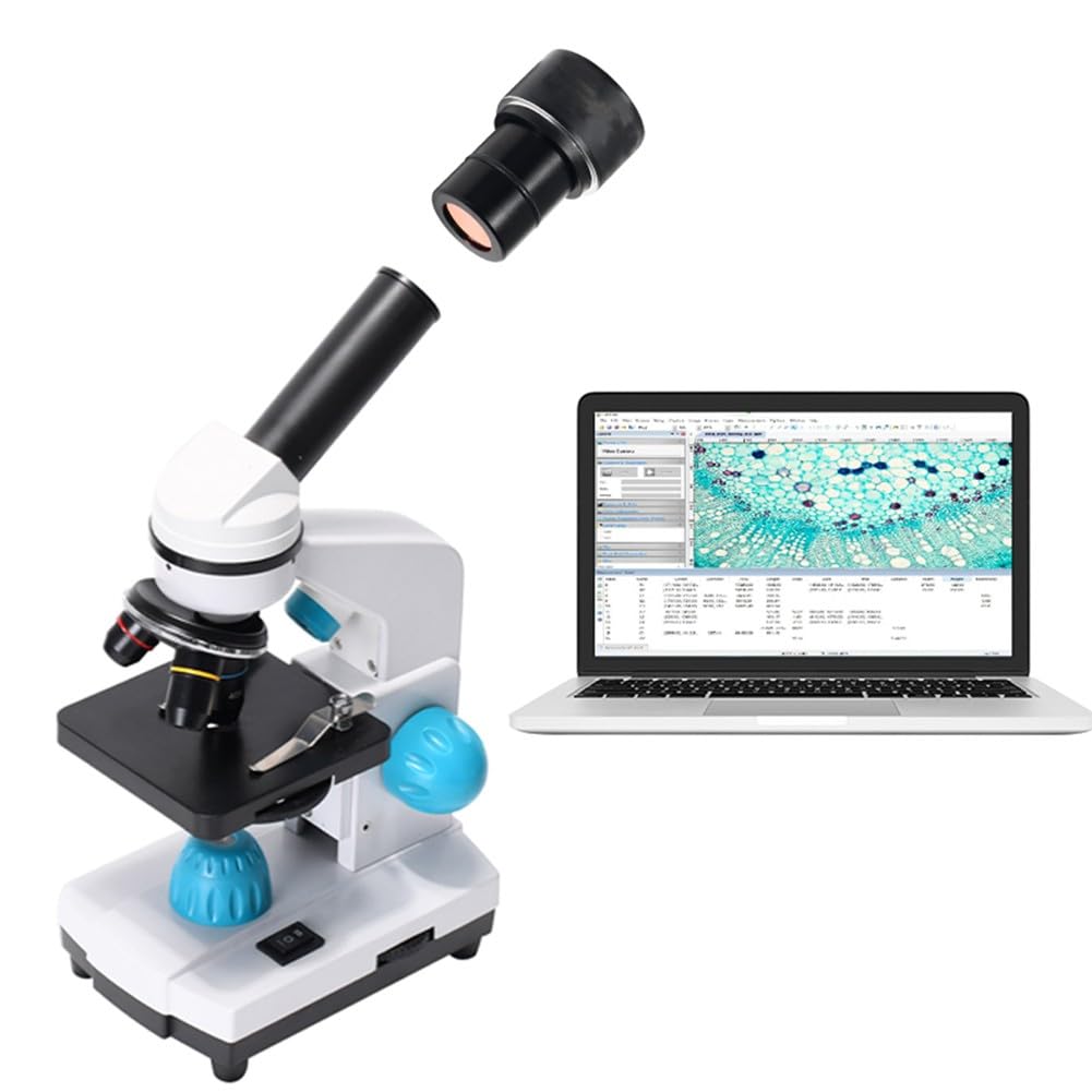 Fotocamera da microscopio USB, oculare digitale da 5 MP, sensore CMOS, adattatore C-Mount, per ispezioni industriali, analisi di laboratorio