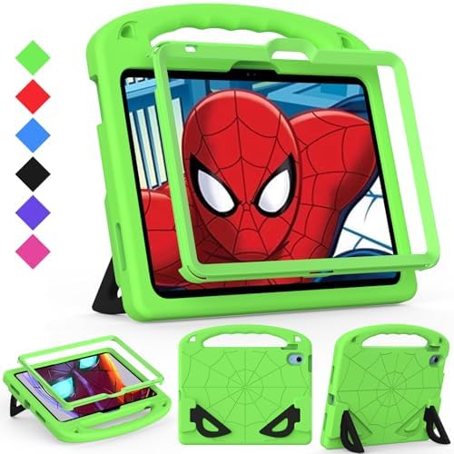Kids Protective IPad Case For 11th/10th Gen - Shockproof Cover With Kickstand & Shoulder Strap