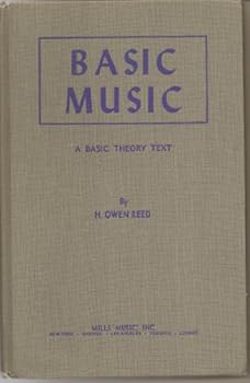 Hardcover Basic music - A basic theory text with correlated ear training and keyboard exercises Book