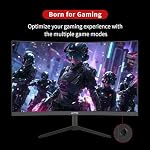 H24S17 24 Zoll Curved Gaming Monitor (1500R, 165Hz, 6ms, FreeSync/G-Sync) HVA Panel, 110% sRGB, Full HD 1920x1080, 2X HDMI 2.0, DP1.4, Software-Blaulichtfilter, VESA 100x100mm – Bild 5