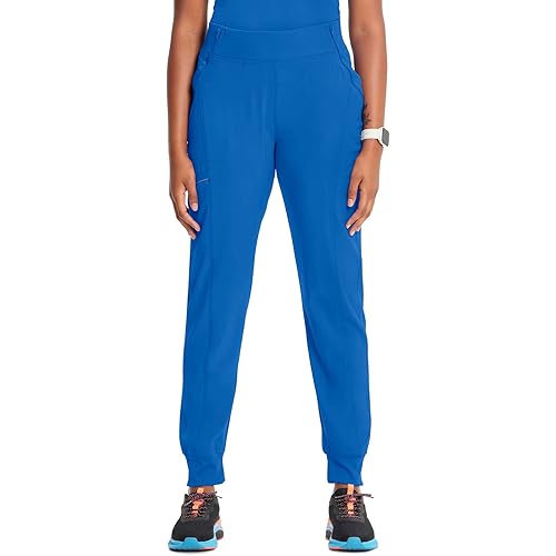 Cherokee Infinity Womens Scrub Jogger Pants with 5 Pockets, Moisture Wicking & 360° Stretch Fabric - CK110A