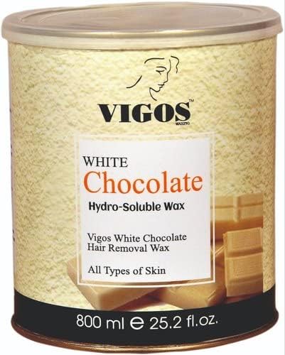 Vigos white Chocolate body hair removal wax Hydro- Soluble wax (800ml) All types of Skin Wax