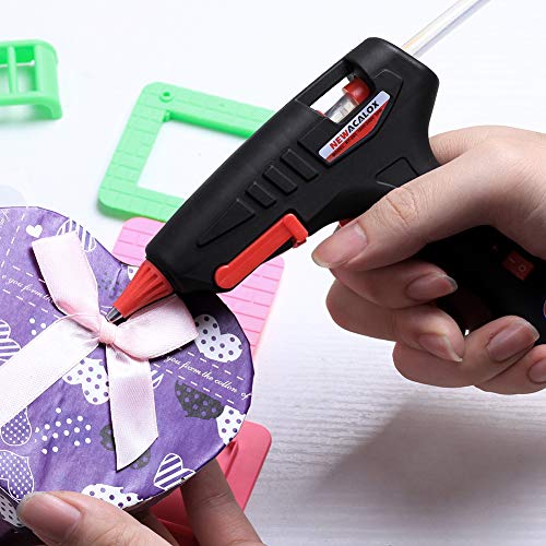 Mini Glue Gun Kit, 30W Hot Melt Glue Gun with 70 Pcs Colorful Glue Sticks, Spring Clamp, Hobby Knife, Tweezers, Bag for DIY Hobbyists,Crafters, Fabric,Glass,Crafting,Wood,Plastic,Ceramics - Thumbnail 7