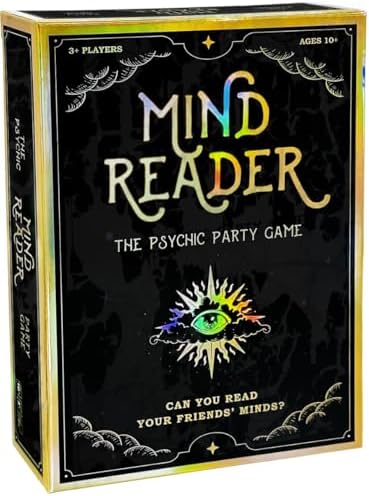 Mind Reader – Can You Read Your Friends' Minds? The Fun Mind Reading Psychic Mind Meld Medium Party for Kids, Adults, Friends & Families - Perfect for Halloween or Board Games Night