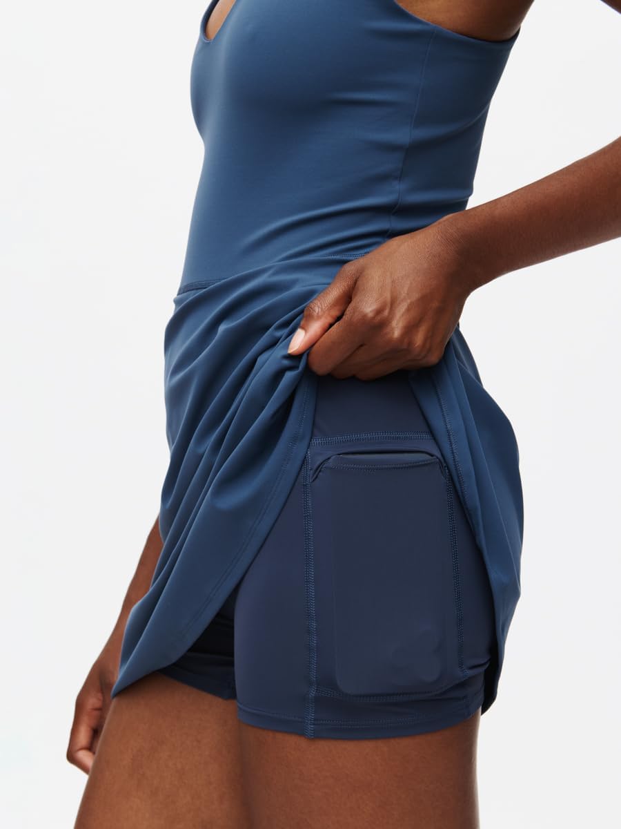 Reservoir Athletic Fitted Volley Dress by Outdoor Voices