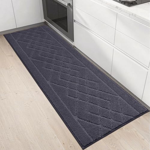 BEQHAUSE Kitchen Runner Rugs 20"x59", Kitchen Rugs Non-Slip Kitchen Mats for Floor, Absorbent and Stain Resistant Kitchen Mats, Machine Washable Rugs
