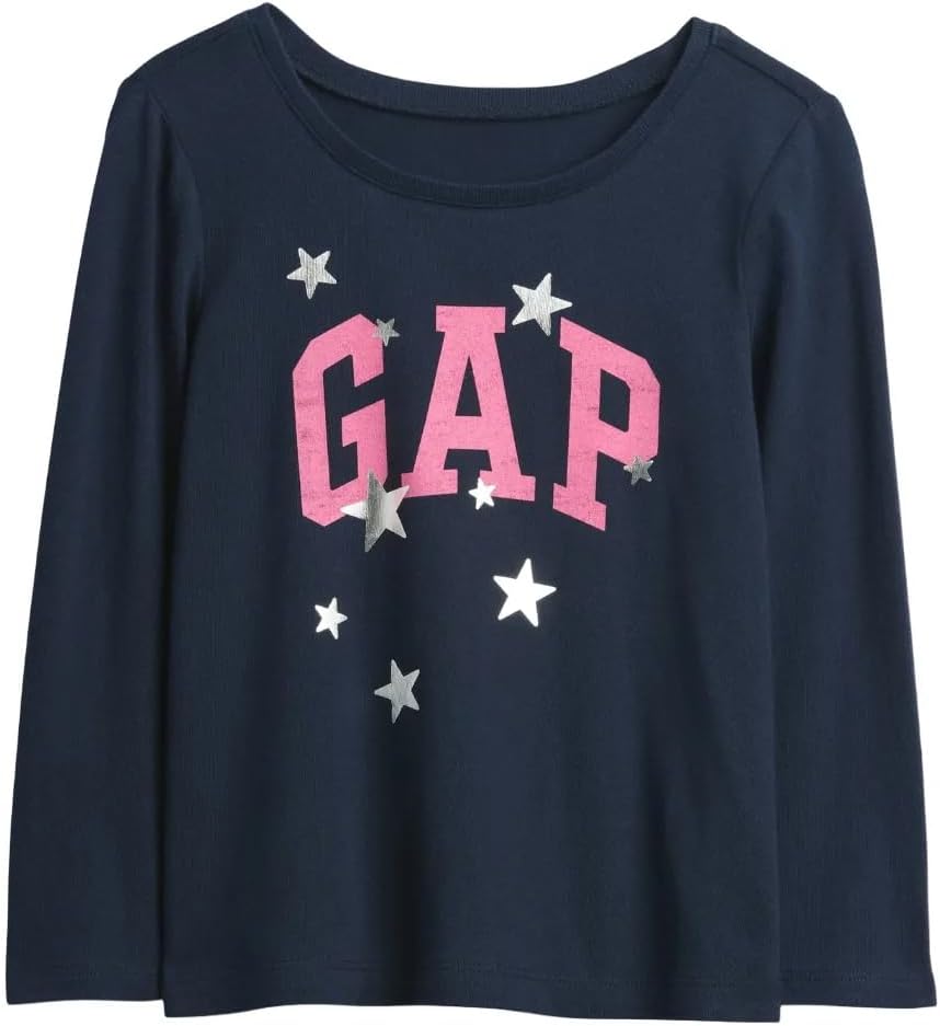 Gap Baby Girls' Long Sleeve Logo Tee T-Shirt
