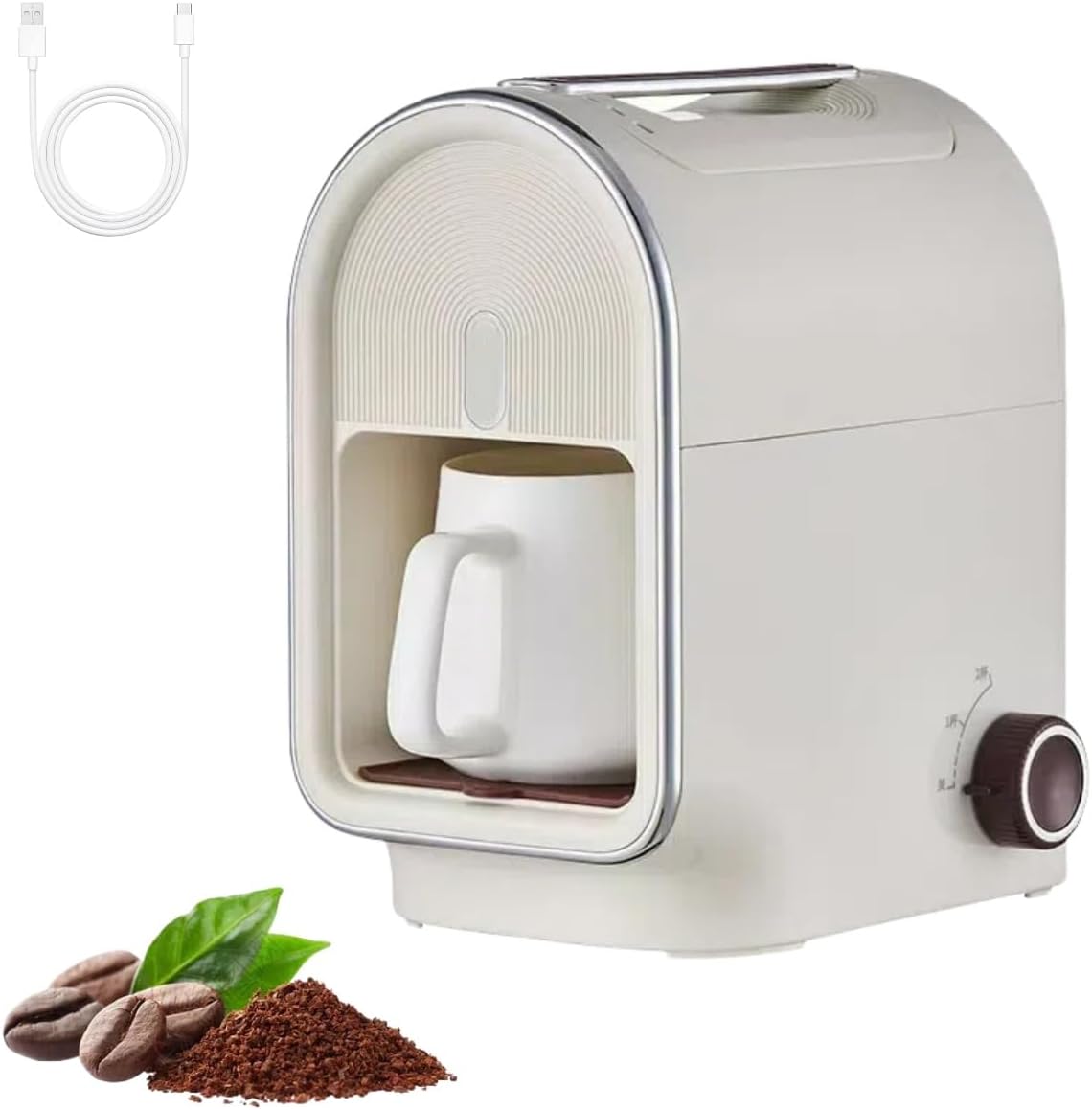 Cafetera Portátil de Goteo Automática para Café Molido con Capacidad 250ml