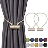 Magnetische Vorhang Raffhalter Vorhang Clips Seil Rückwärtige Vorhang Halter Schnallen Vorhang Binder Gardinenhalter für Haus Dekoration Cafe Büro 2 Stück, EU patent (007971841-0001)