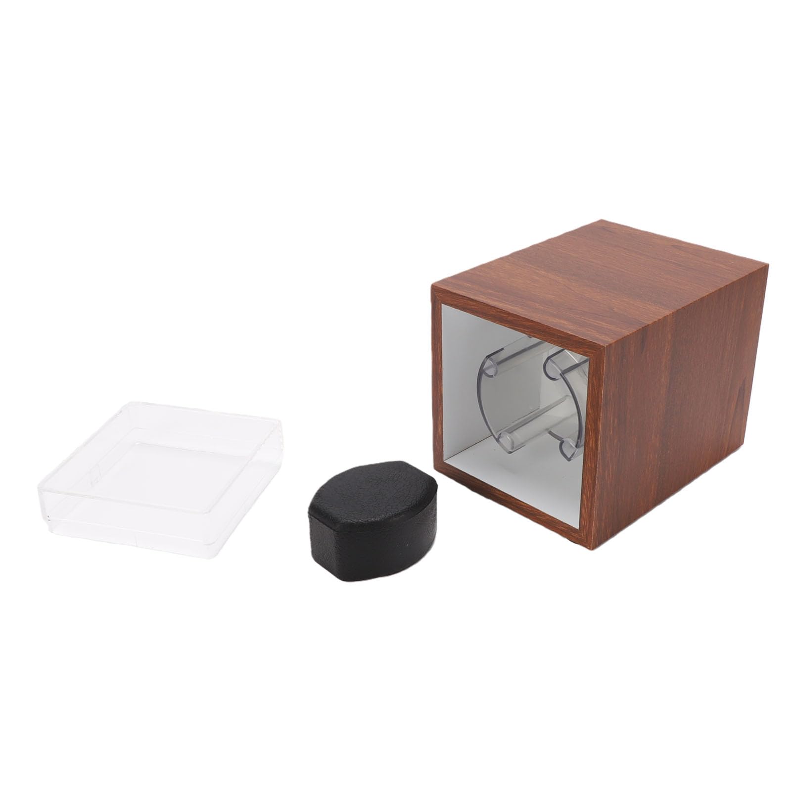 Rengue Premium-ABS-Uhrenbeweger, Leise, Tragbare Uhrenbeweger-Geschenkidee mit Antimagnetischem Design, 5 Rotationsmodi, Dual-Power-Kratzschutz für Besitzer Mechanischer Uhren