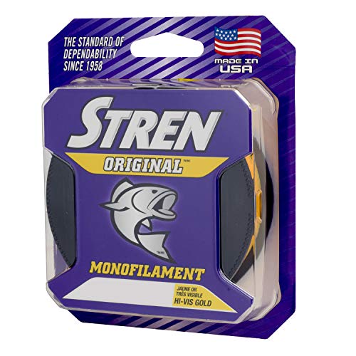 Stren Original®, Hi-Vis Gold, 10lb | 4.5kg Monofilament Fishing Line, Suitable for Freshwater Environments
