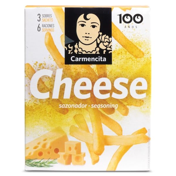 Sazonador sabor Cheese Carmencita caja 13.5 g