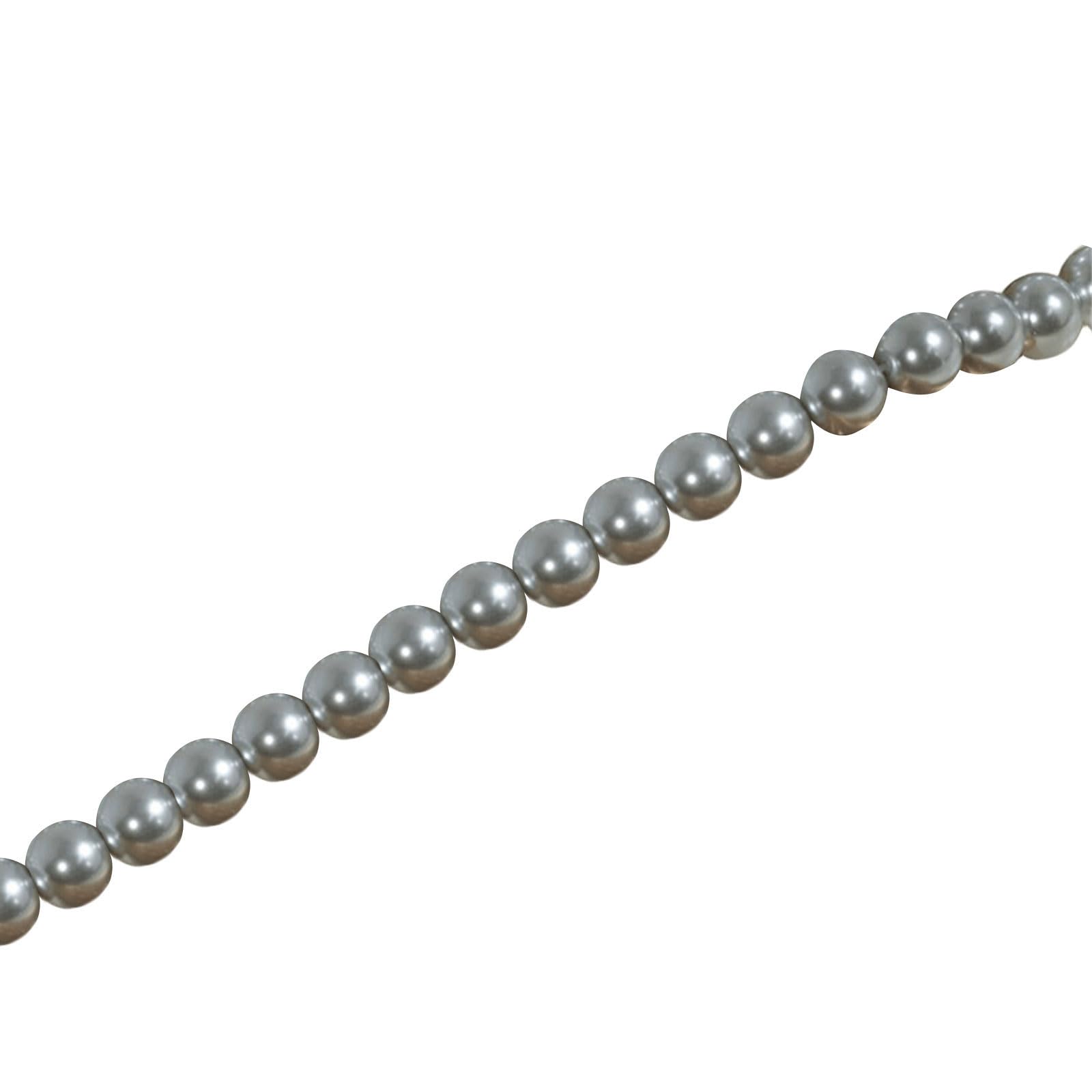 Qusinfc Simulated Round Pearls Beads 8mm Glass Craft Supplies for Fashion Jewelry, Earrings Glass Imitation Pearls Bead Beads Round Imitation