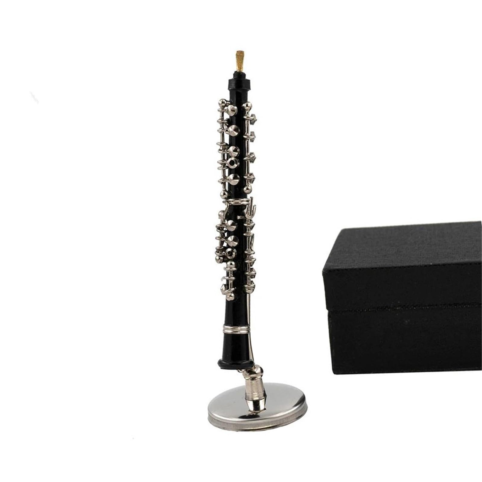 Ozdoby na instrumenty muzyczne Miniaturowe ozdoby do instrumentów muzycznych w formie oboju ze stopu metali(14cm)