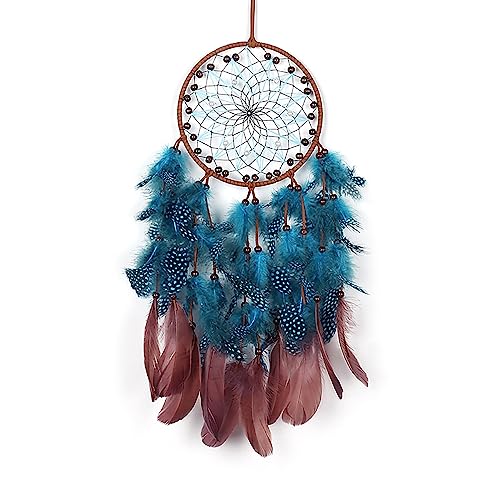 DOUBLE POMELO - Dream Catcher Handmade Feather Wall Hanging Home Decoration Ornament Craft