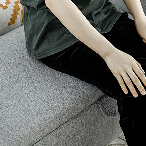 Homcom Modern Upholstered Storage Bench With Arms, Linen-Feel Fabric Ottoman Bench For Bedroom, Entryway, And Living Room Storage, Light Grey #TOP7