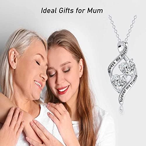 ITESSY Mothers Day Gifts for Mum/Sister/Daughter/Nana/Wife Necklace from Daughter & Son, Sterling Silver Necklaces Jewellery Gifts for Mum | Mother's Day Gifts Birthday Gifts | Christmas Gifts