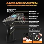 HAIBOXING 1:18 Scale RC Truck 18859E (Orange), 4WD Off-Road Remote Control Car 36km/h, 2.4GHz Radio System, Dual Rechargeable Li-Po Batteries, 35+ Min Drive Time