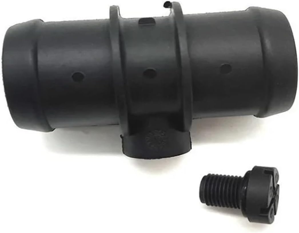 17127515502 Water Hose Connector with Bleeder Screw Compatible with BMW MINI Cooper 02-08