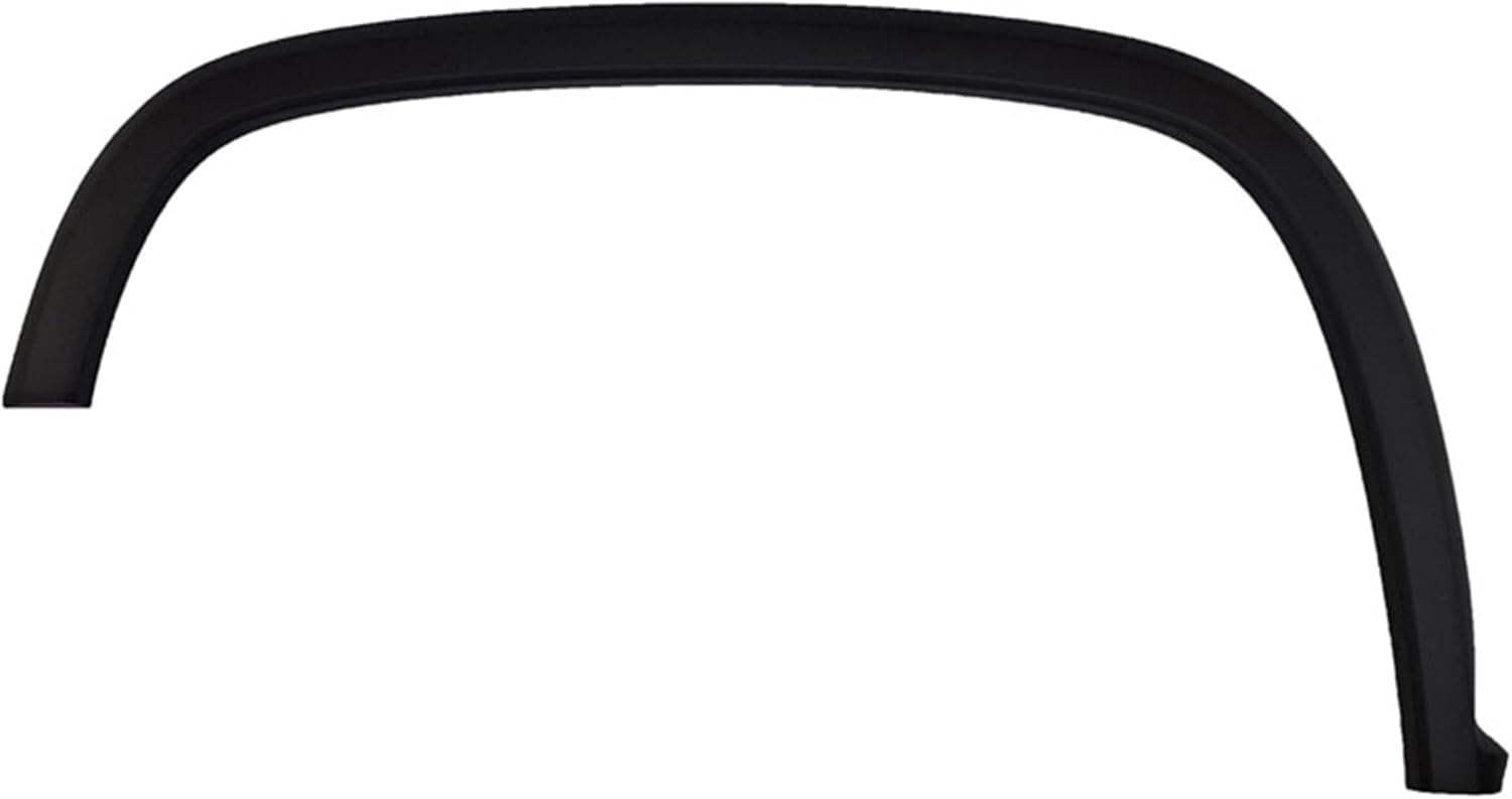 Front Driver Side Wheel Arch Trim | PP Plastic Molding | Exterior Fender Accent - compatible with 2020–2025 Chevrolet Silverado 2500/3500 | CAPA Certified
