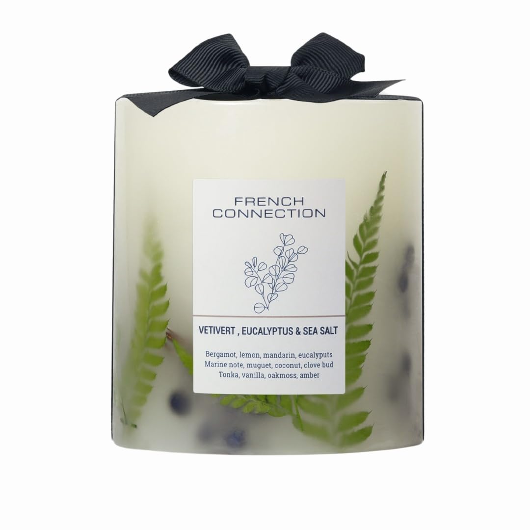 French Connection Vetivert, Eucalyptus & Sea Salt 660G Candle
