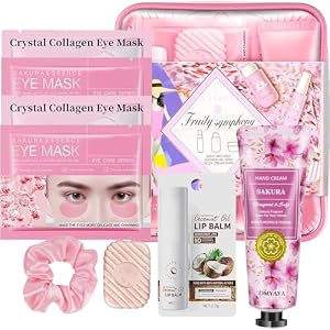 Gifts for Women Skin Care Set, 11 Pcs Skincare Kit For Women Gift Complete Travel -Size Spa Kit Skincare Gift Set Teens Birthday Galentines Day Party Favors Valentines Mothers Day Gift