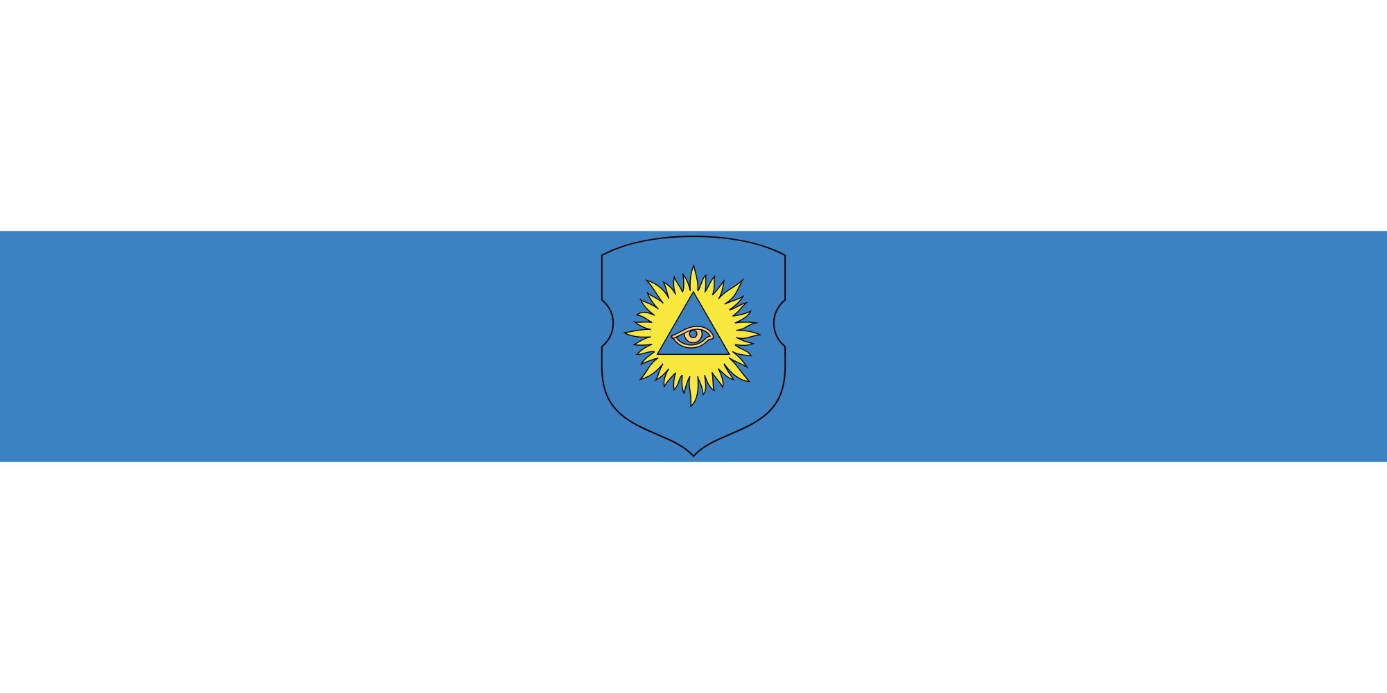 Drapeau paysage de Brasłaŭ de 1.35m² avec finitions haut de gamme