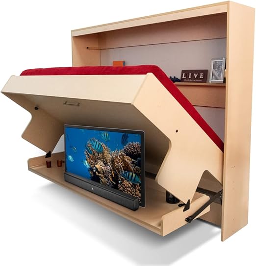 Hiddenbed Murphy Bed with Desk, Ideal Bedroom Furniture