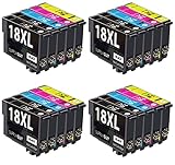SupplyGuy 20 Druckerpatronen kompatibel mit Epson 18XL für Expression Home XP205 XP215 XP225 XP302 XP305 XP312 XP315 XP322 XP325 XP402 XP405 XP412 XP415 XP422 XP425