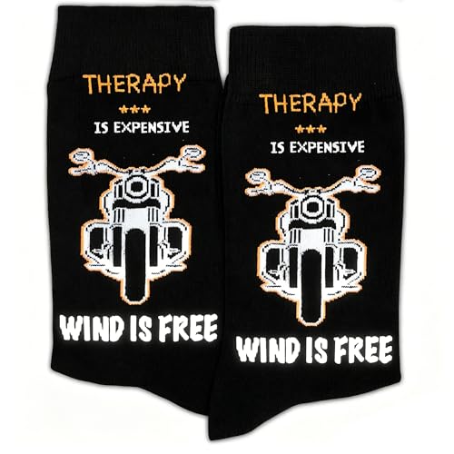 GRXXPIP Motorcycle Socks Gifts for Bikers, Riders and Motorcycle Lovers, Funny Riding Gifts for Birthday, Christmas, Father’s Day, Mother's Day.(272)