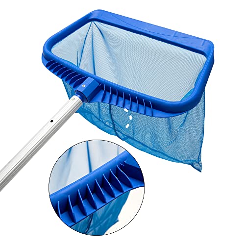Uoark Pool Skimmer Net, Swimming Pool Leaf Skimmer Net,Heavy Duty 20" Pool Skimmer Net, Heavy Duty Leaf Rake Cleaning Tool, Reinforced Frame Deep Rake Net. #TOP2