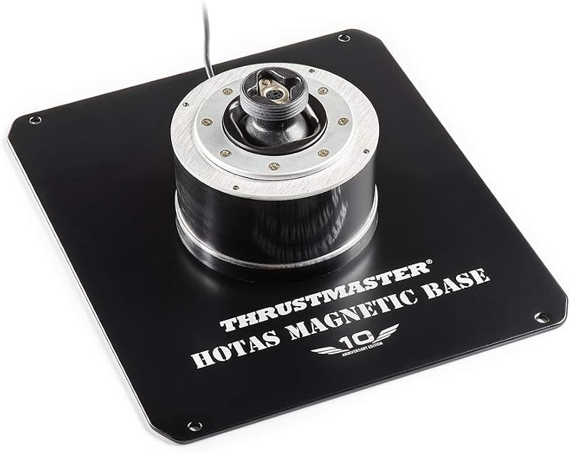 Thrustmaster HOTAS Magnetic Precision Flight Stick Base - PC | H.E.A.R.T 3D sensors, detachable metal plate, desk or cockpit ready, fits Warthog, Sol-R, Viper & Hornet grips