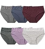 Altheanray Women’s Underwear Cotton Panties for Women, Soft Ladies Lace Trim Underwear High Waisted