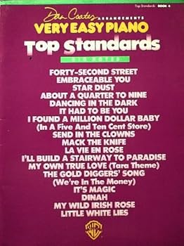 Paperback Dan Coates Very Easy Piano Book 4 Top Standards Book