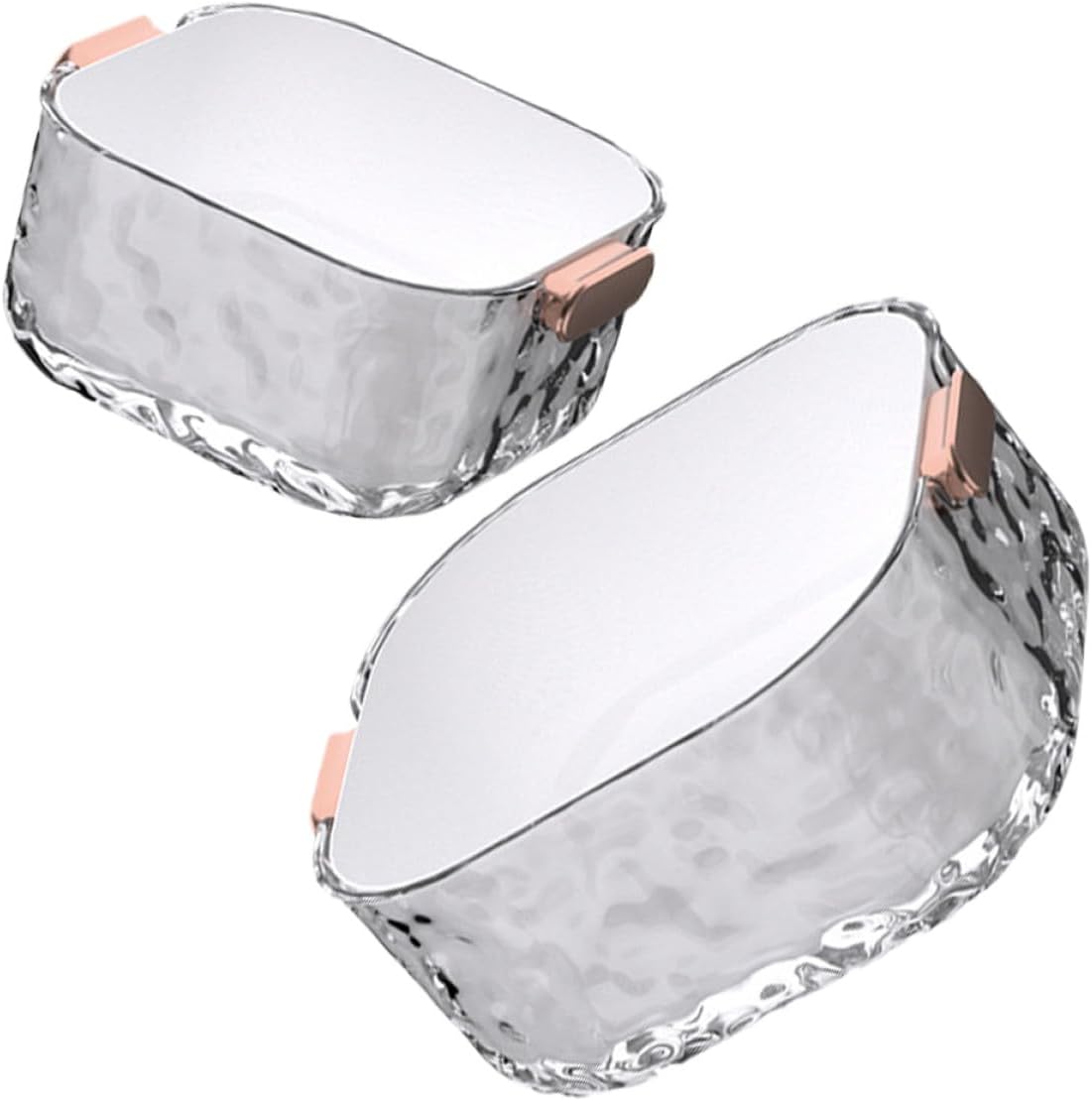 Kitchen Drain Basket Set 2pcs, Multi-function Wear-resistant Fruit and Vegetable Strainer, Thickened Mesh Food Drainer with Handle for Home Cooking and Washing