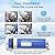 MewMore 400 GPD RO Membrane Filter with Housing, Replacement Reverse Osmosis Membrane Fit Home Under Sink RO Drinking Water Filter Purifier Filtration System with Wrench, 1/4" Fitting, Check Valve
