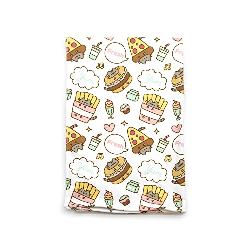 Culturefly Pusheen The Cat - 3 Piece Kitchen Set Collection - Pot Holder, Oven Mitt, And Towel #TOP3