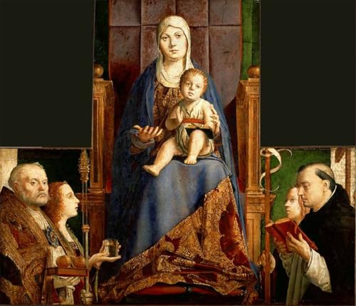 Peinture poster impression Antonello Da Messina sublimer un salon moderne chic