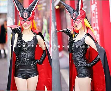 Amazon.co.jp: ヤッターマン ドロンジョ コスプレ衣装 +靴カバー