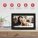 Feelcare Digital WiFi Picture Frame 10 inch, Smart Photo Frame with IPS 800x1280 Display,Touchscreen,Auto-Rotate, Wall Mountable, Share Photos or Videos Remotely with Free Frameo App