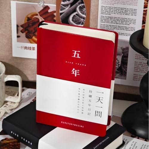 Carnet A5 planification efficacité rouge pour ne plus oublier vos objectifs - 3