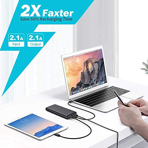 Carregador portátil 26800mAh【Atualização de alta capacidade 2022】Power Bank Ultra compacto Pacote de