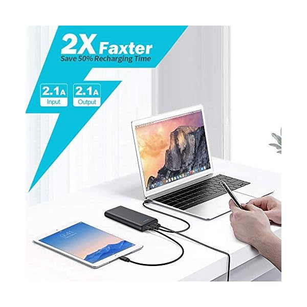 Magnetic Portable Charger Power Bank 10800mAh,Slim Wireless Portable Charger with LCD Display,PD Fast Charging USB-C Battery Pack Compatible with Magsafe, iPhone 15/15 Pro/15 Pro Max/14/13- Dark Blue