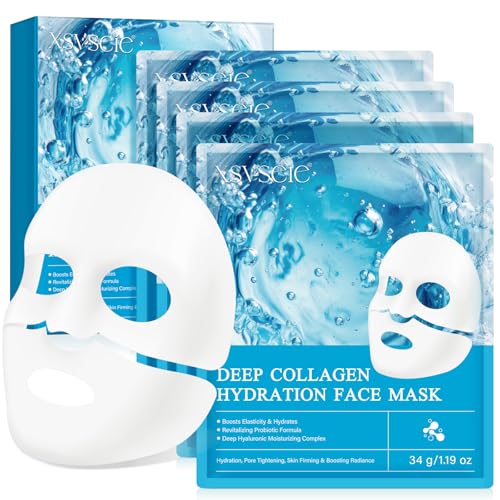 Mascarilla Colageno Facial Coreana, Mascarilla Facial Coreana, Mascarilla de Colageno, Nutrir Mascarillas Faciales, Bio Collagen Mask, Reduce las Arrugas, Mantiene la Piel Joven, Mejora la Elasticidad - imagen 15