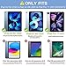 ZoneFoker Case for iPad Air 5th/ 4th Generation Case (2022/2020) 10.9'', for iPad Pro 11 Inch (4th/3rd/2nd/1st Gen), Hard Sturdy Slim Cover for iPad Air 5 4 th with Pencil Holder/Stand, Clear Glitter