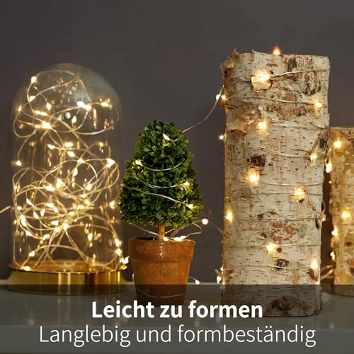 Guirlande lumineuse LED blanc chaud pour mariage fête et intérieur gresonic - 5