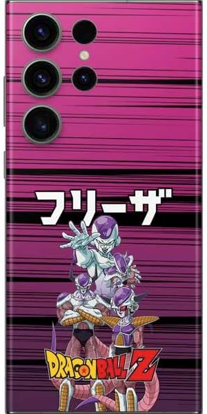 Vista 81 de Skinit Calcomanía para teléfono compatible con Galaxy S23 Ultra, diseño de retrato con licencia oficial de Dragon Ball Z Vegeta Negro - DRGNBZ17