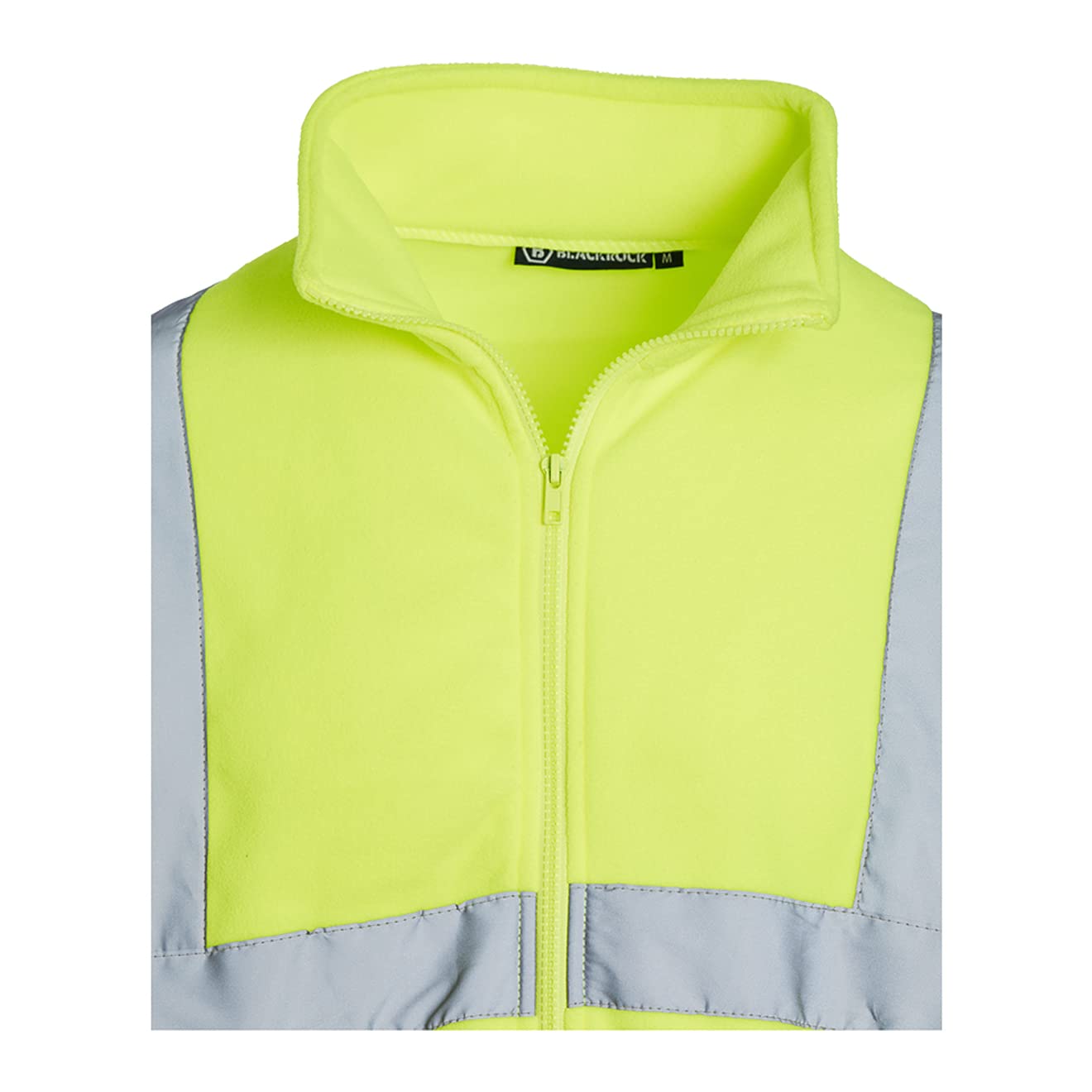 Chaqueta polar amarilla Blackrock Hi Vis, para hombre y mujer, duradera y cálida, antipilling, ropa de trabajo de seguridad reflectante de alta visibilidad, totalmente certificada EN